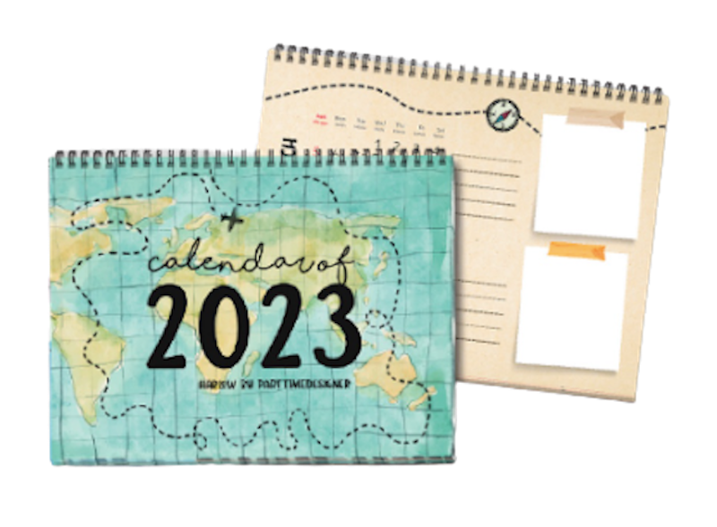 Harlow Kalender 2023 Traveling Planner 1