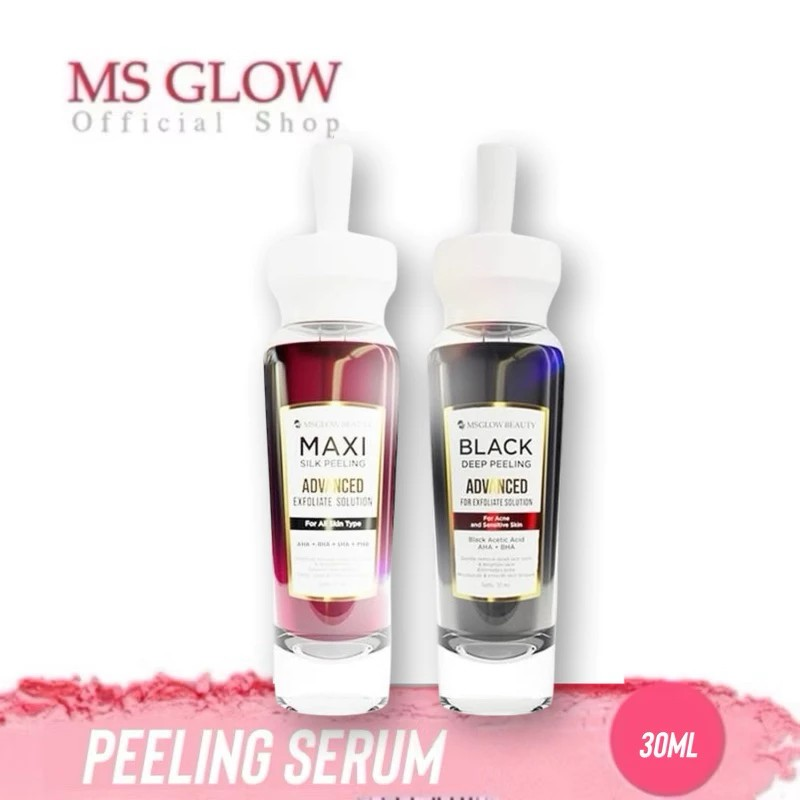 Kosmetika Global Indonesia MS Glow Maxi Silk Peeling serum