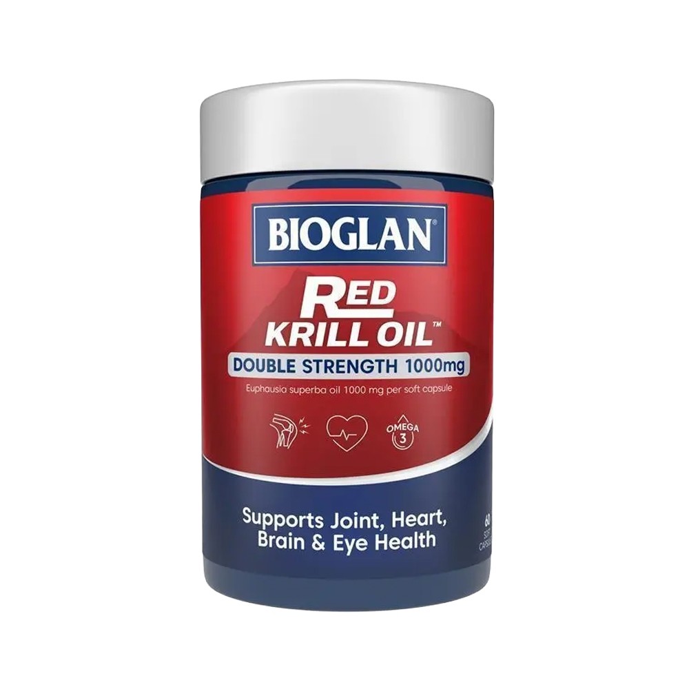 BIOGLAN Red Krill Oil™ Double Strength 1000 mg 60 Capsule