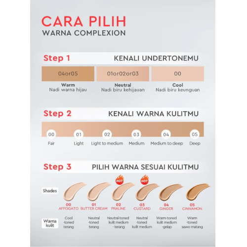 Suntone Wisdom Indonesia Glad2Glow Perfect Cover Glow Cushion 00 Affogato