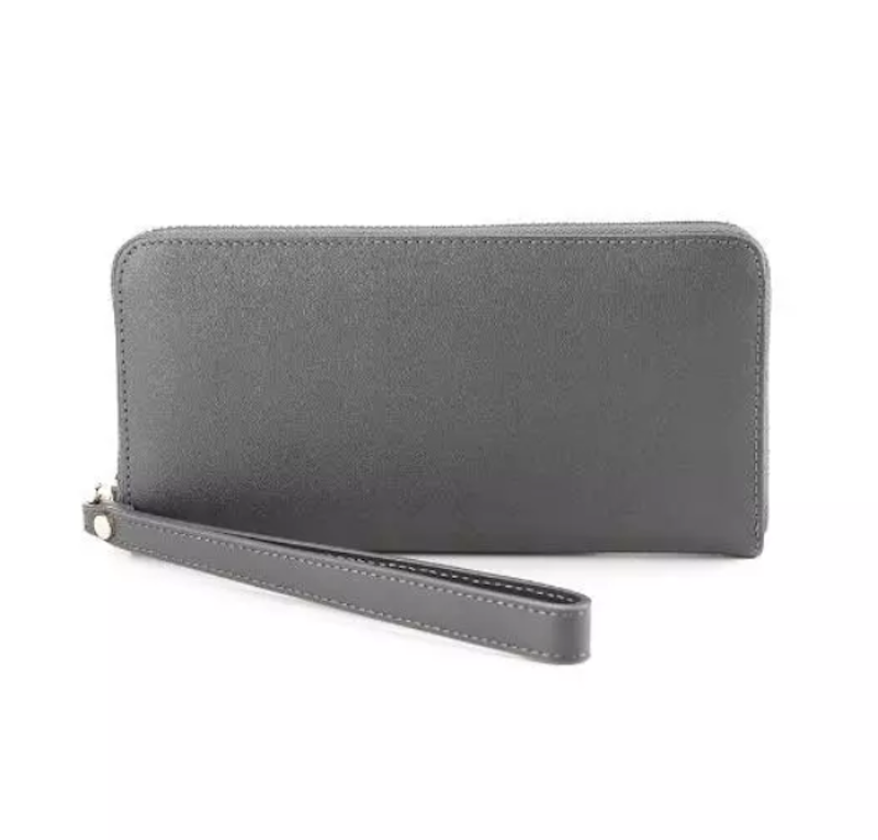 Hush Puppies Bonnie Long Zip Wallet Dark Grey 1