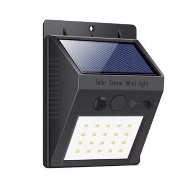 Solar Sensor Wall Light 30 LED