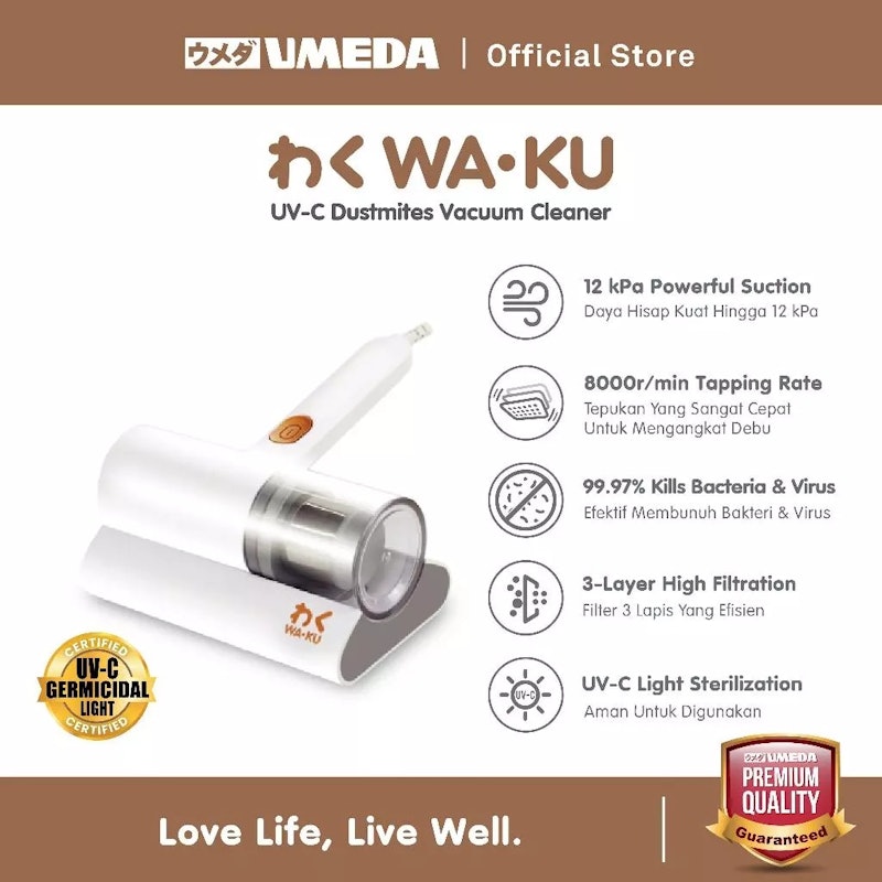 Umeda Waku UV-C Dustmite Vacuum Cleaner 5