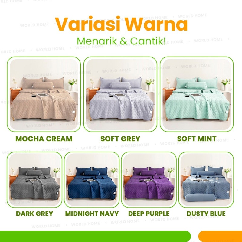 World Home Japanesse Bed Cover 5