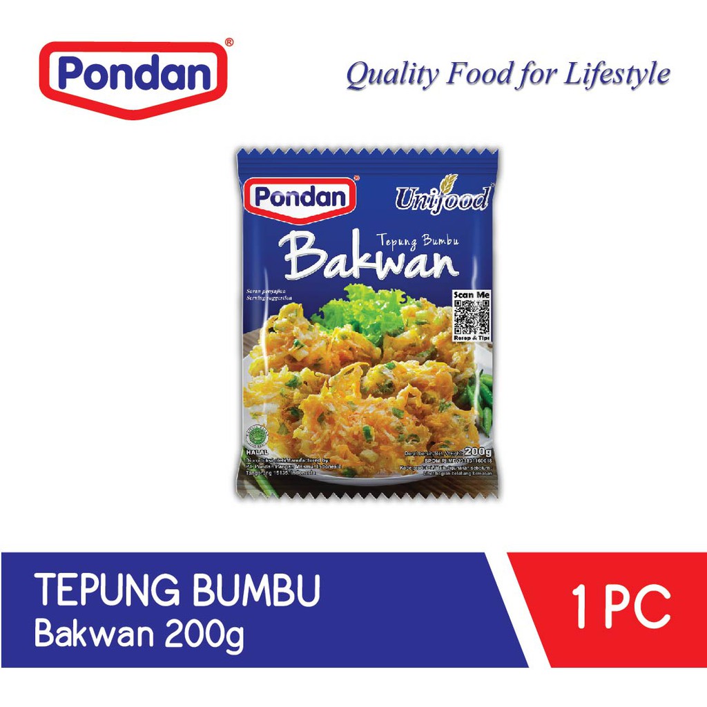 Pondan Pangan Makmur Indonesia Unifood Tepung Bumbu Bakwan