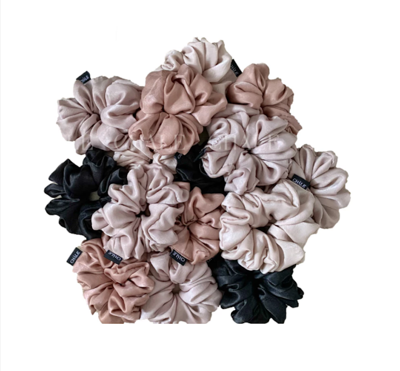 Chale Jema Silk Scrunchie 1