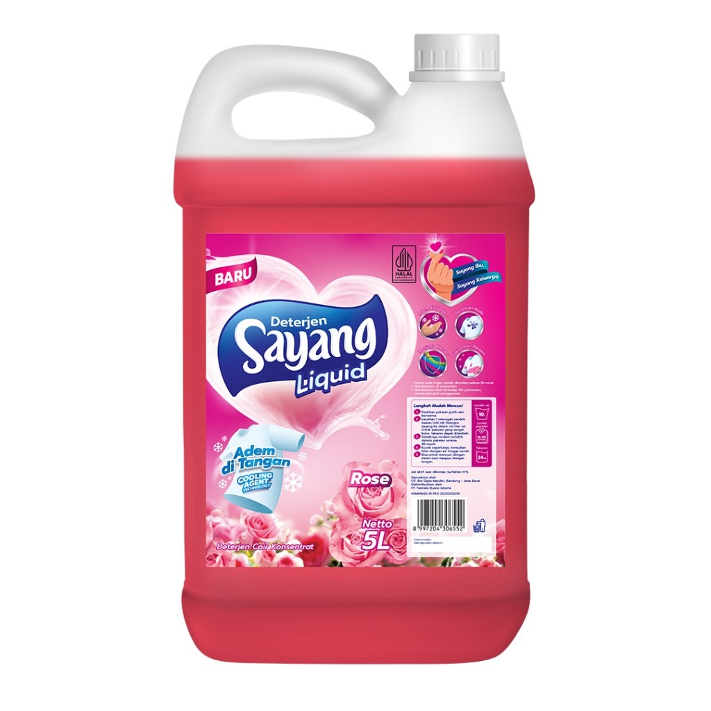 Sayang Rose Liquid Detergent 