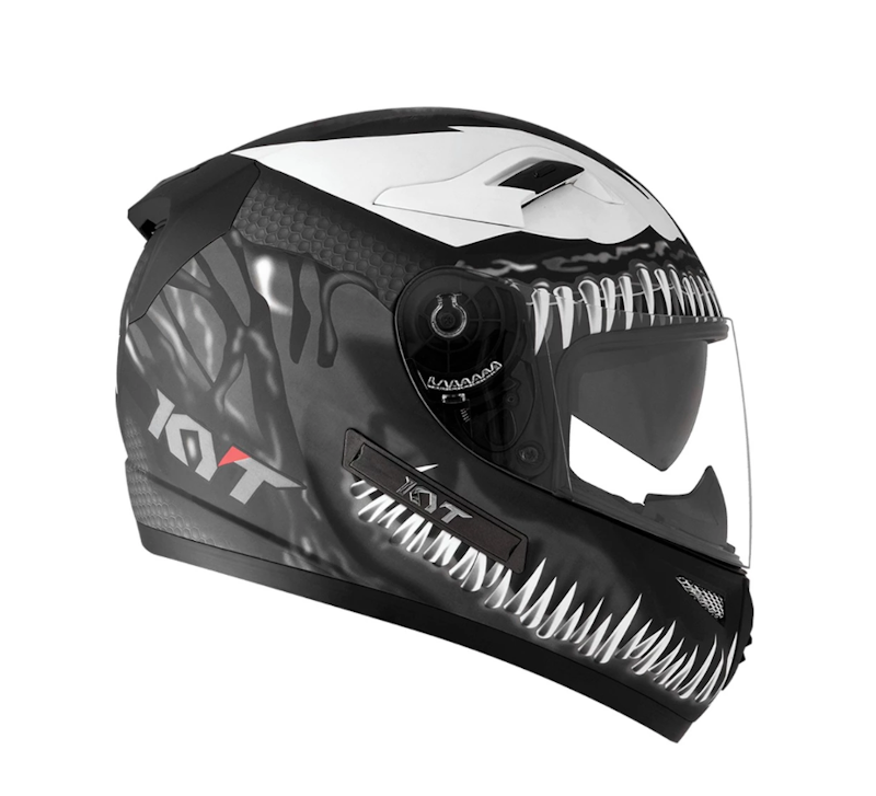 KYT K2 Rider Venom Black Matt/Gunmetal 3