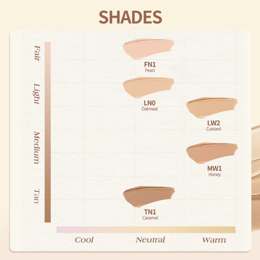 HEBE Beauty Style Barenbliss Bloomatte Hi-cover Foundation Balm SPF 50+ PA+++ TN1 Caramel