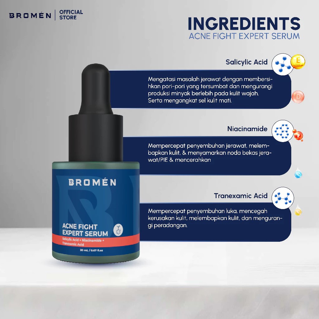 Zweena Adi Nugraha Bromen Acne Fight Expert Serum