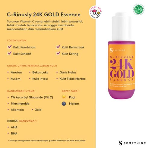 SOMETHINC CRIOUSLY 24K GOLD Essence 