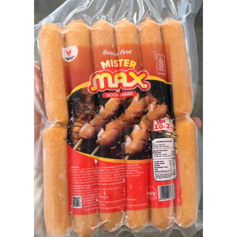 Bolescafood Indonesia Mister Max Sosis Bakar (Mini)