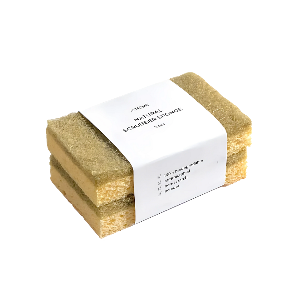 ATHOME Natural Scrubber Sponge