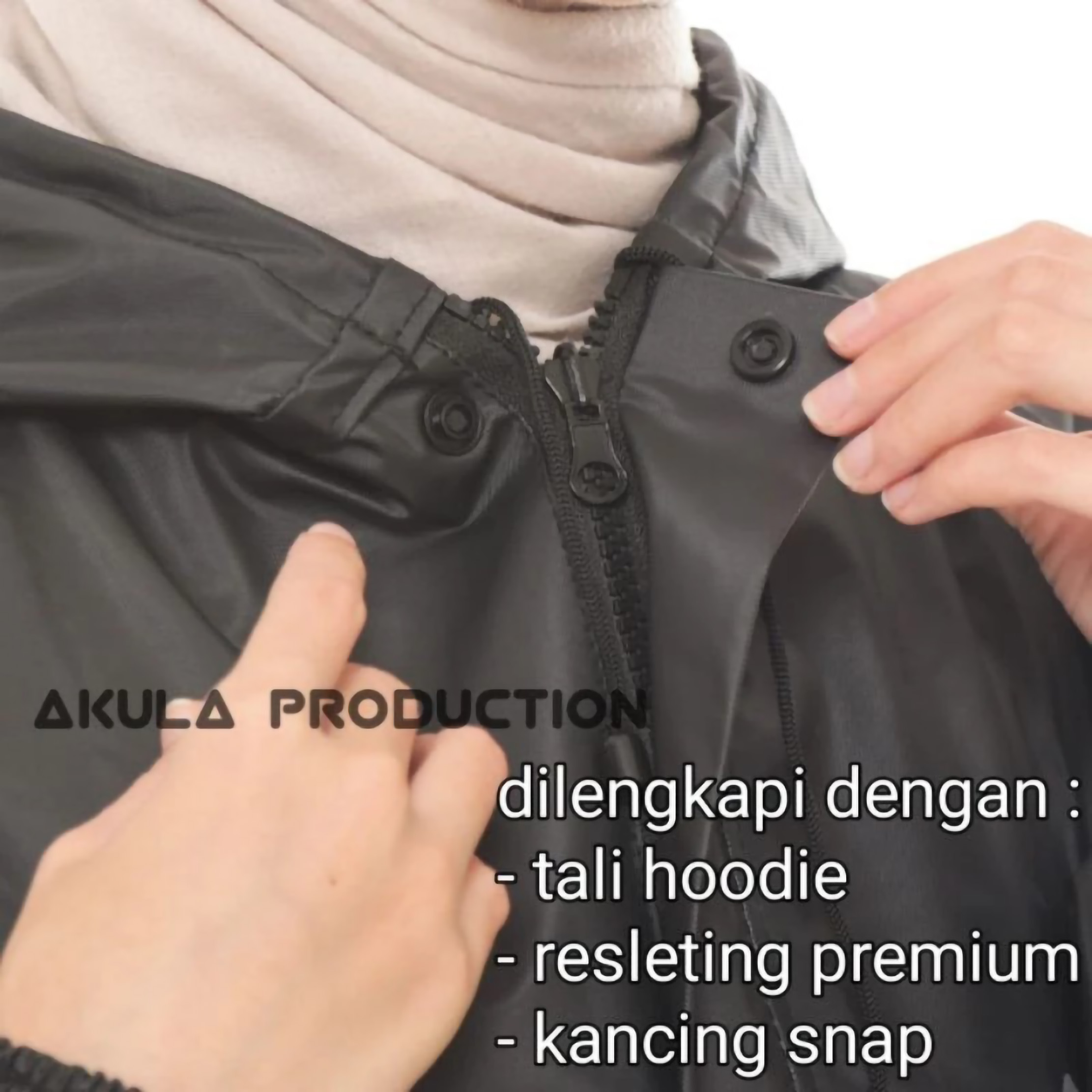  Akula Jas Hujan Premium