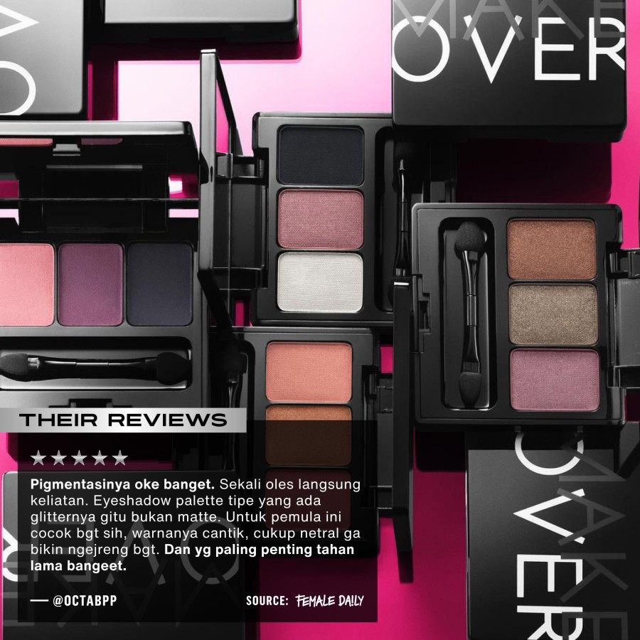 Paragon Technology and Innovation MAKE OVER Trivia Eye Shadow Natural - Nude
