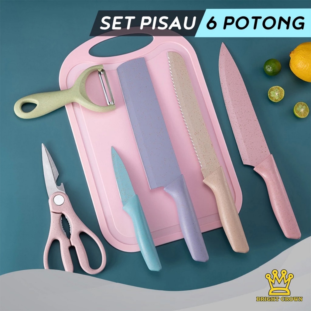 Bright Crown Webstore Bright Crown Kitchen Knife Set Stainless Steel