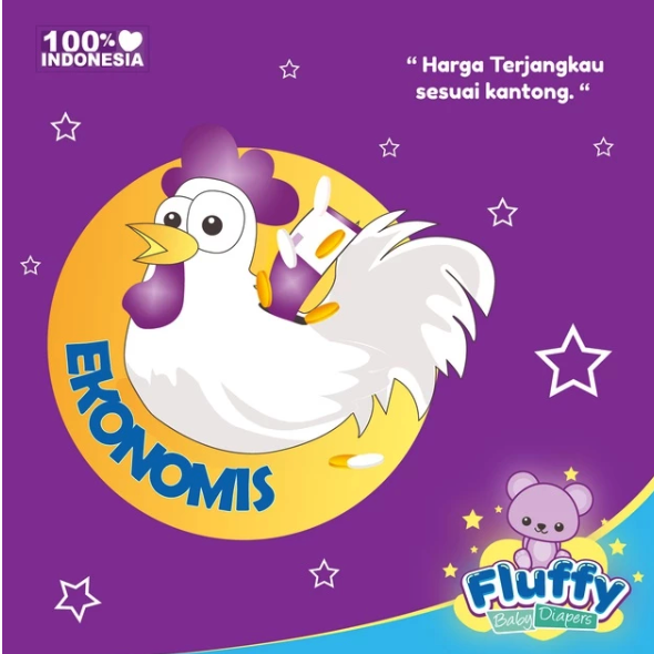 Aman Indah Makmur Fluffy Baby Pants M