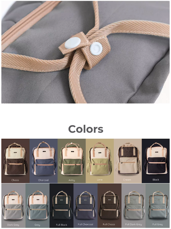 ERMY Namy Ransel 2 in 1 5