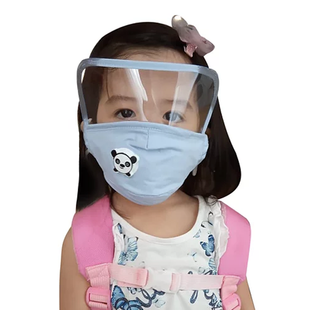 Masker Anak Bahan Cotton dengan Eye shield 2