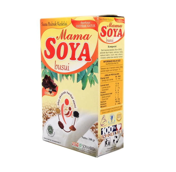 Soya Herba Nusantara Mama Soya Susu Bubuk Kedelai Vanilla