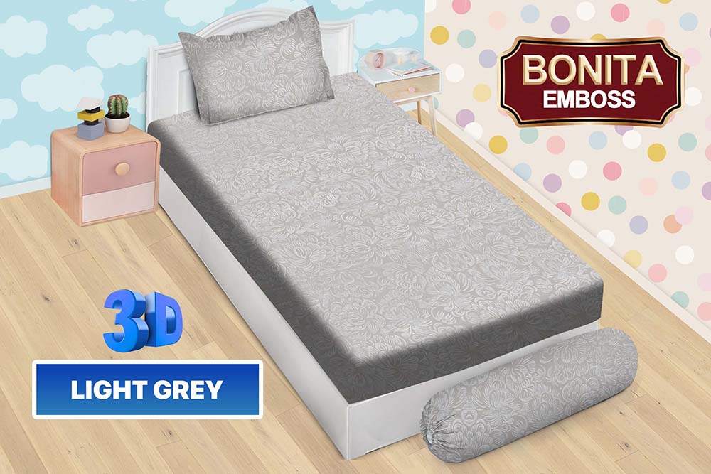 Bonita Emboss Light Grey