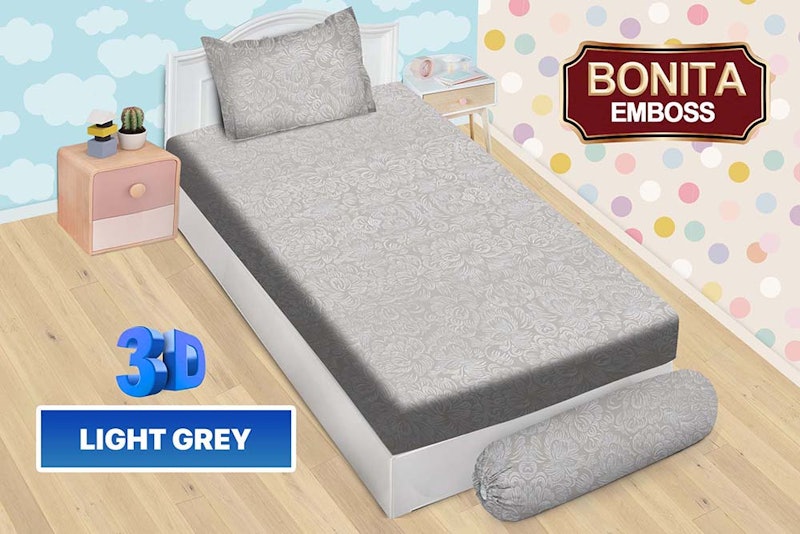 Bonita Emboss Light Grey 2