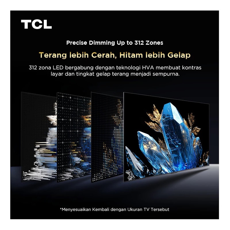 TCL 4K QQ-Mini LED TV 55 Inch 4