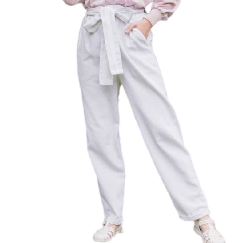 Cleora Broken White Jeans Pants 1