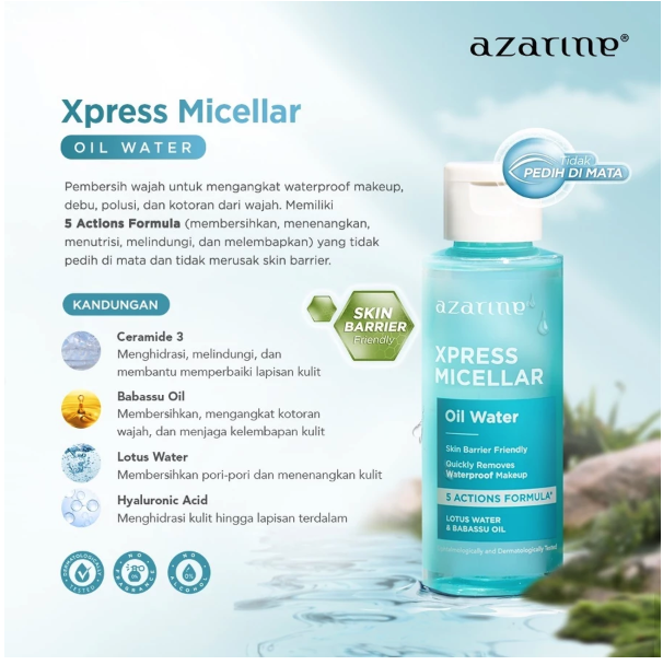 Wahana Kosmetika Indonesia Azarine® Xpress Micellar Oil Water