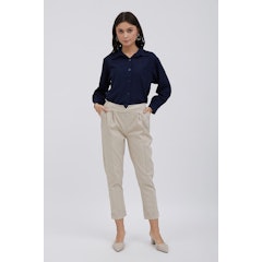 Sofia Macca Basic Pants Khaki
