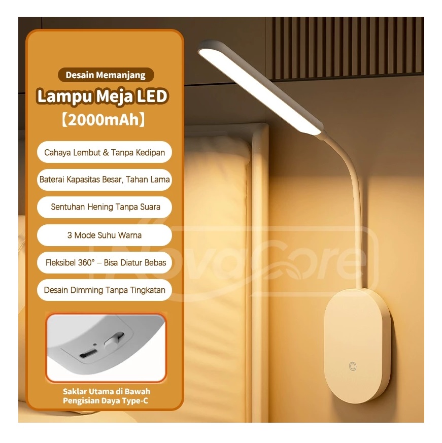  Lampu Dinding LED Tempel