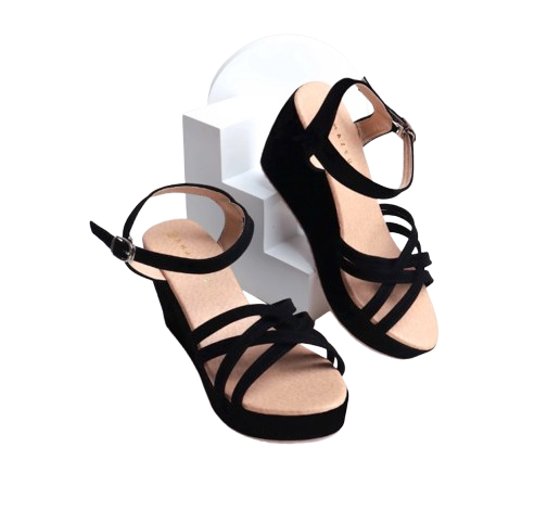  Amazeus Rania Wedges Strappy Tali Silang