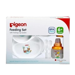 Feeding Set with Training Cup Peralatan Makan