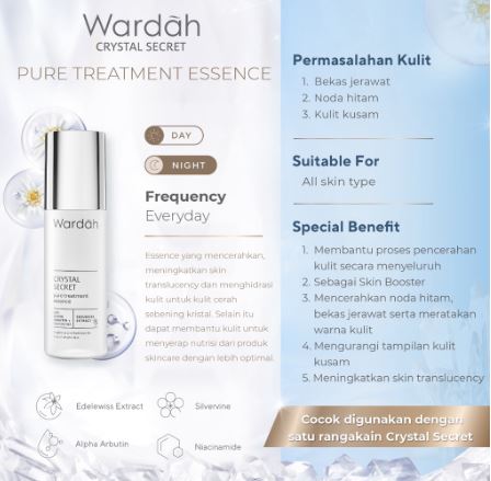 Paragon Technology and Innovation Wardah Crystal Secret Pure Treatment Essence