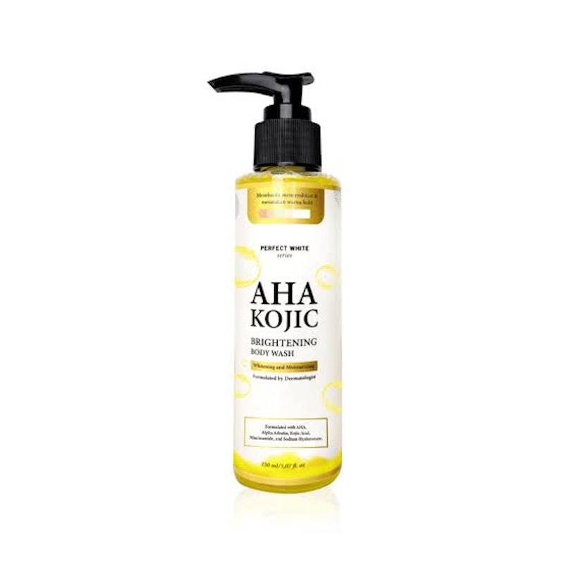 PERFECT WHITE AHA Kojic Brightening Body Wash 1