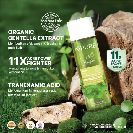 Penta Natural Kosmetindo N'PURE Acne Clear Hydrating & Calming Toner