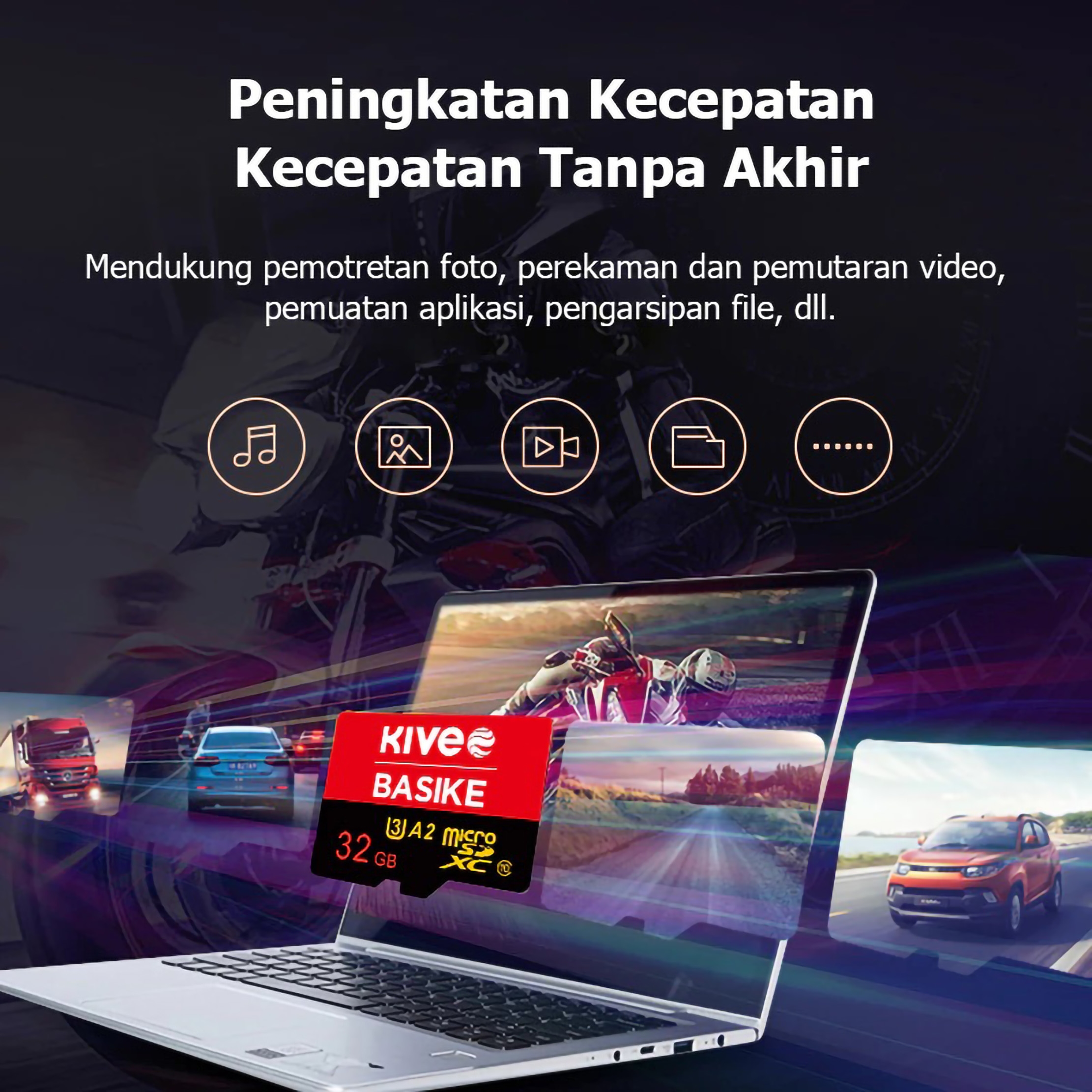 KIVEE KIVEE Memory Card HP Kartu Memori SD 32 GB