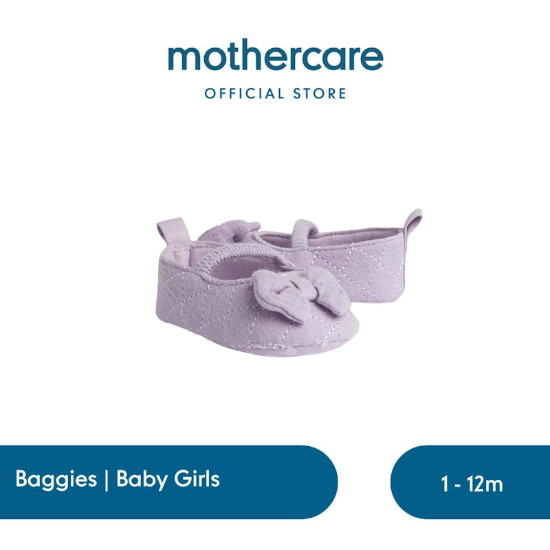 Mothercare Lilac Baby Shoes 5