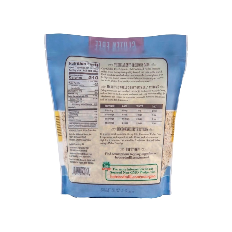 Bob's Red Mill Gluten Free Steel Cut Oats 2