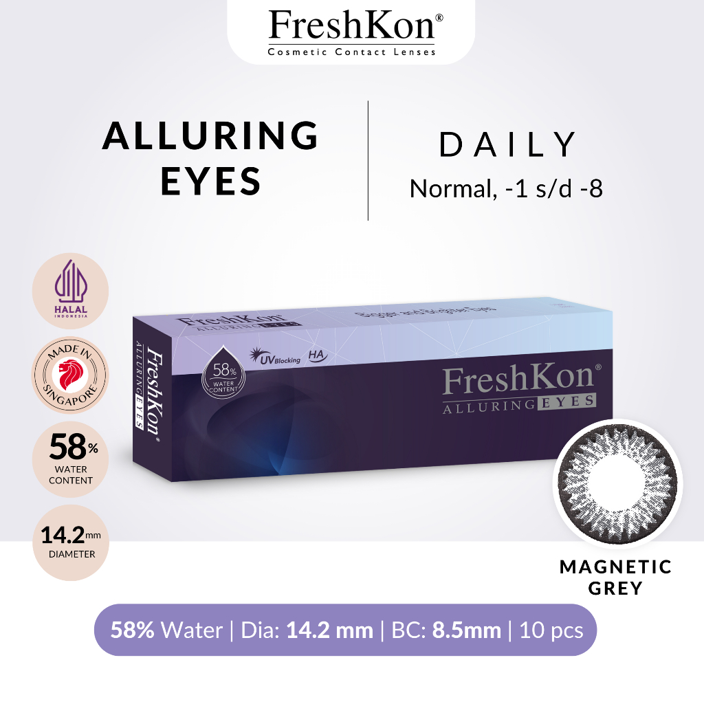 Oculus Private Limited FreshKon Alluring Eyes Color Daily