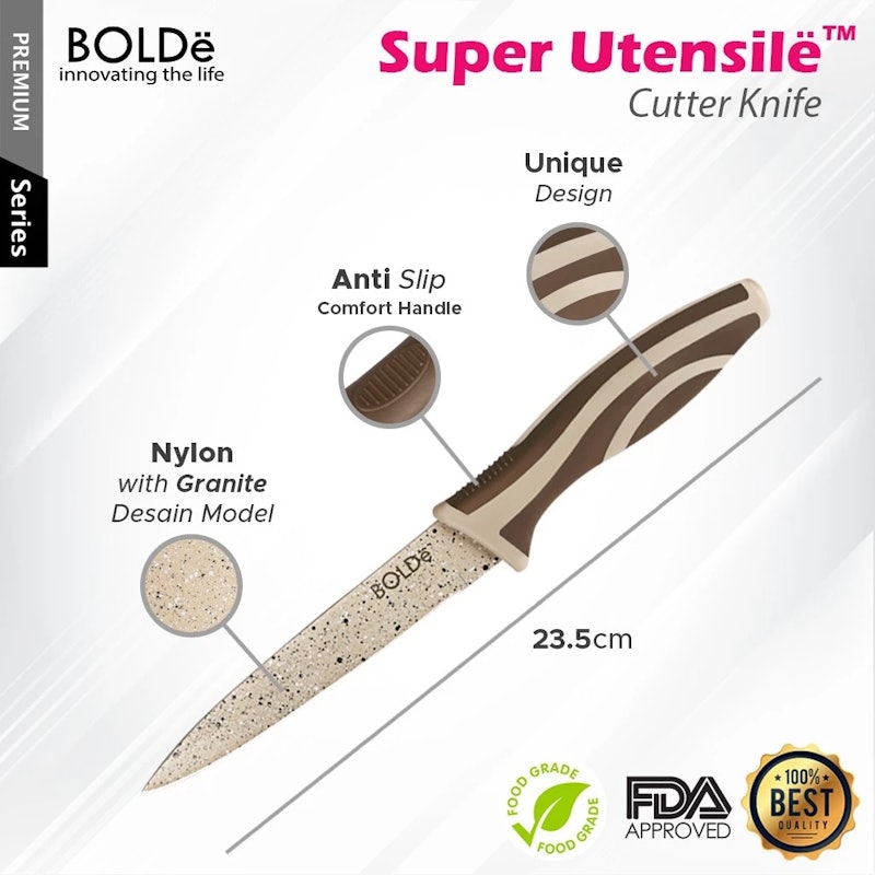 BOLDe Set Pisau + Gunting 3