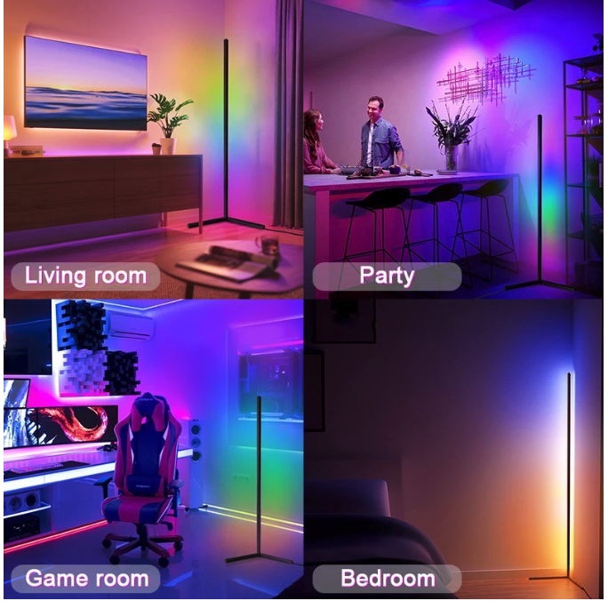 ZOLA RGB LED Corner Floor Standing Light 4