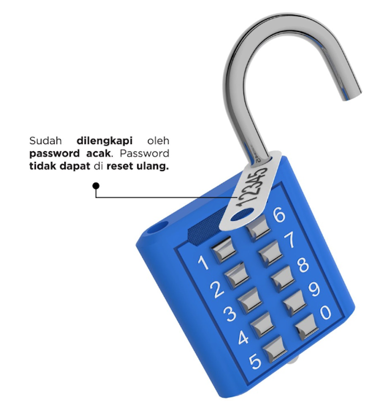 10 Digit Combination Padlock 2