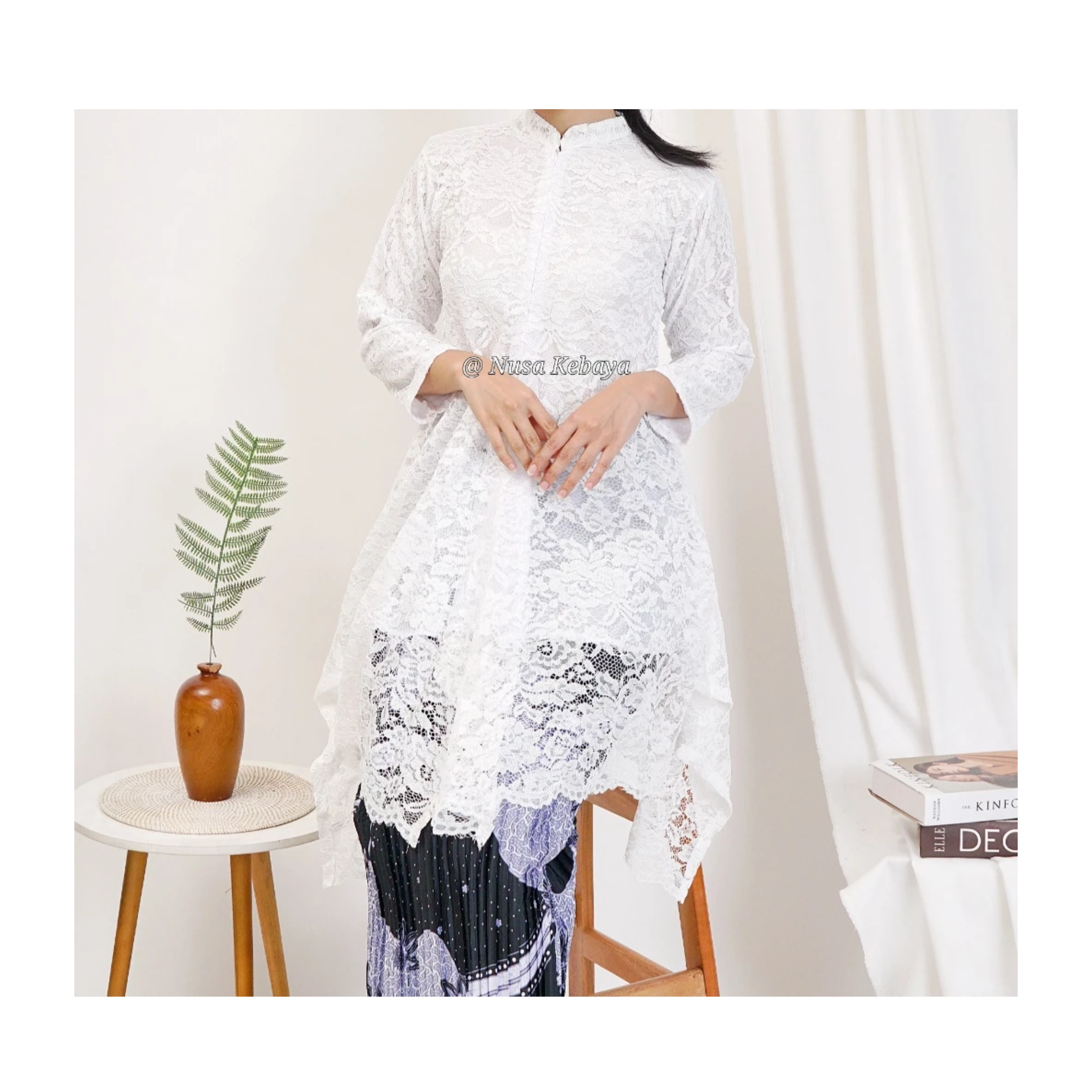  Nusa Kebaya Tunik Brukat Mauri