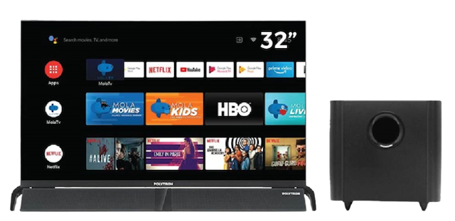 Polytron Smart TV Cinemax Soundbar 32" 1枚目