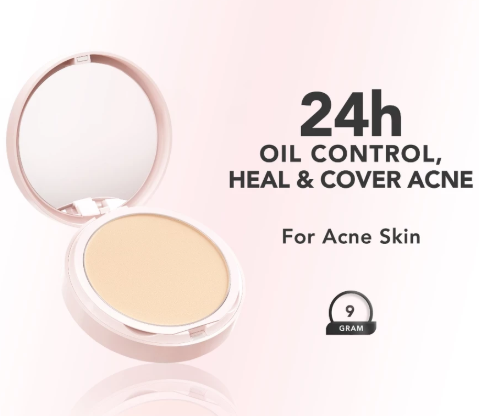 Sea Beauty Indonesia Sea Makeup Acne Cover & Smooth Two Way Cake Custard Choux