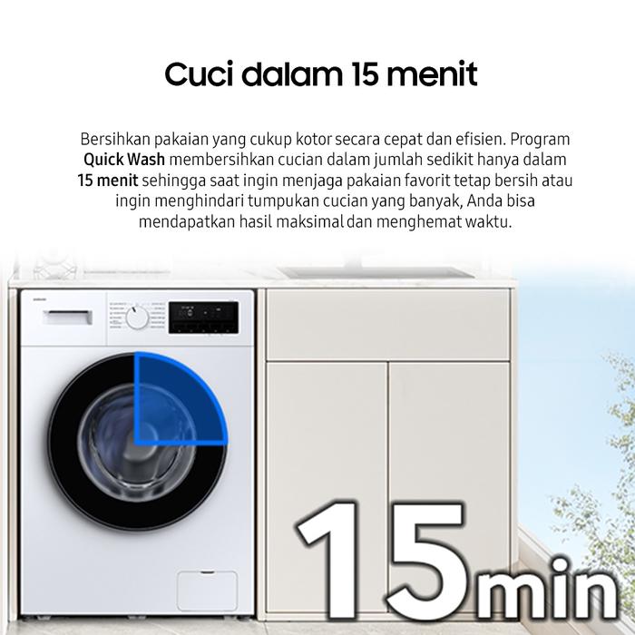 Samsung Electronics Samsung Front-Load Washer Hygiene Steam 7 kg  WW70FG3M05TWSE