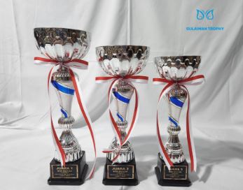 Piala Trophy Cup Logam Kuningan Metal Set 4