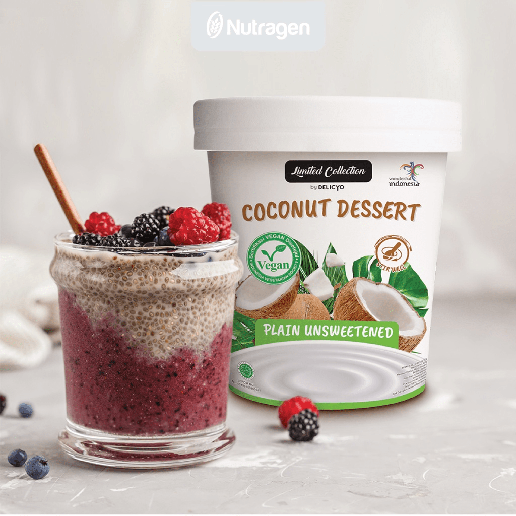 Kreasi Inovasi Prosana  Delicyo Coconut Dessert Plain Unsweetened 
