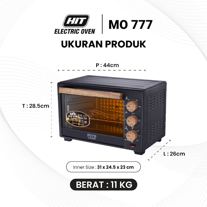 MITO HIT Electric Oven Wood Series 5